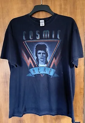 David Bowie Cosmic Hero  T Shirt  Xl • £8.99