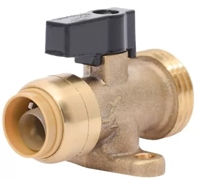 Straight Stop Valve 1/2 X 3/4 In Connection Push-Fit X MHT 200 Psi Pressure  • $15.34