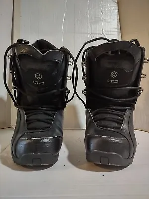 LTD Mens Snow Board Lace Up Black Snow Boots  Size 8 • $46.90