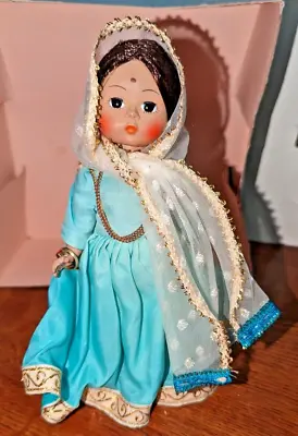 Vintage 1980s Madame Alexander 8  Girl Doll India #575 In Original Box • $12