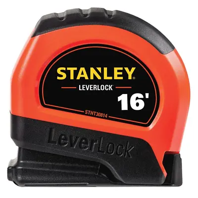 NEW Durable Stanley 16 Ft. Leverlock Accurate High Visibility Tape Measure • $9.99