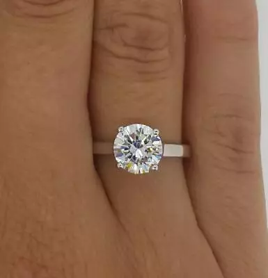 1.75 Ct Classic 4 Prong Round Cut Diamond Engagement Ring VS1 D White Gold 18k • $4688