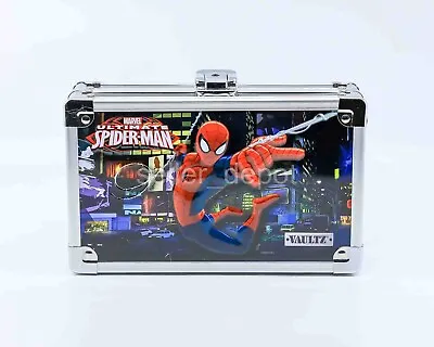 NEW Marvel Spider-Man School Supplies Case Markers Pencils VAULTZ LOCK Box W Key • $14