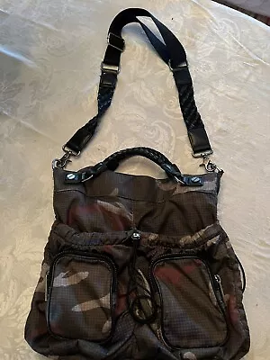 L.A.M.B Gwen Stefani Adjustable Green Camo Crossbody Bag • $199.99