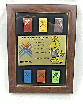 Pan Am Games 1987 Collectors Pin Set Series No. 1 Limited Edition #1486 • $7.99
