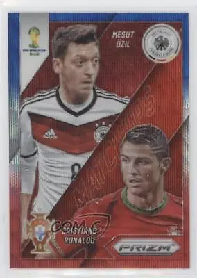 2014 Prizm World Cup Matchups Blue & Red Wave Cristiano Ronaldo Mesut Ozil Vs • $35.04