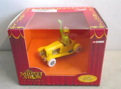 2002 CORGI THE MUPPET SHOW KERMIT THE FROG DIECAST CAR FIGURE JIM HENSON W/ BOX • $9.99