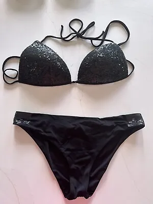 Calzedonia Sequin Top Bikini Size 12 • £10