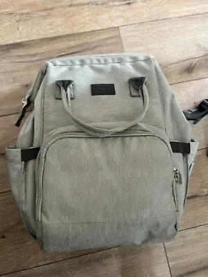 £0.99 • Buy Mon Petit Grey Baby Changing Bag/ Backpack