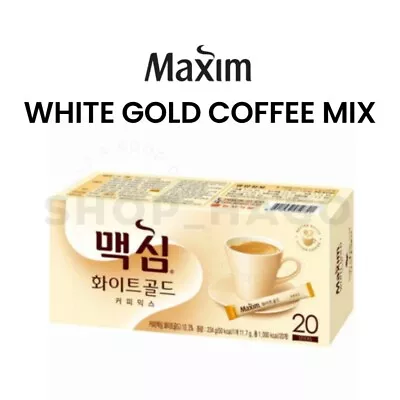 Maxim White Gold  Coffee Mix 11.7g X 20T / Korean Instant Coffee Mix • $20