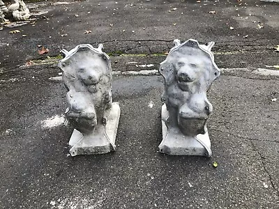 Aluminum Concrete Mold Lions With Shield Right + Left • $1200