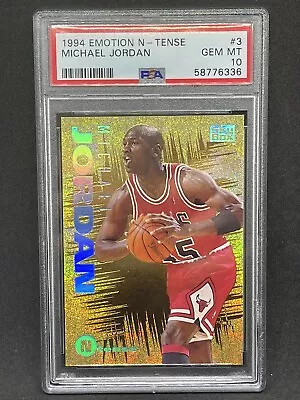 Michael Jordan 1994-95 Psa 10 Emotion N-tense Psa 10 !!! • $1457.19