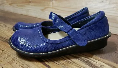 Ingaro Womens Blue Mary Jane Comfort Nursing Shoes Sz 8.5m • $30.44