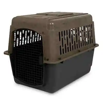 Pet Crate Cage Large Dog Kennel Travel Crate Premium Plastic Pets Carrier 32Inch • $124.99
