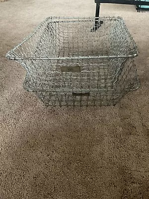 Antique Vintage (2) American Wire Form Company Gym Locker Wire Baskets • $40