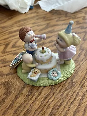1985 Vintage Cabbage Patch Kids The Birthday Party Porcelain Figurine • $4