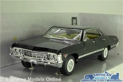£17.99 • Buy Chevrolet Impala Model Car Black 1967 (supernatural) 1:36 Scale Kinsmart K8
