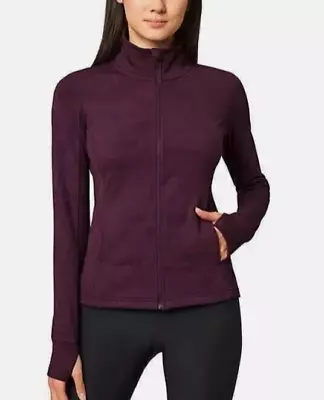 Mondetta Women's Full-Zip Jacquard Active Jacket Potent Purple Size Large • $24.99