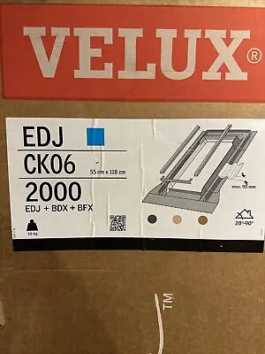 VELUX EDJ CK06 2000 Recessed Tile Flashing Kit - 55cm X 118cm - 90mm Tile • £109