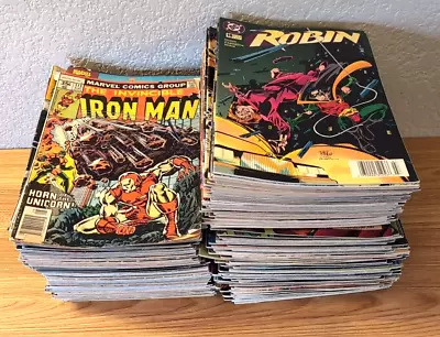 LOT OF 190: Comic Books Collection ALL MARVEL & DC 80s 90s Spider-Man & MORE • £104.55