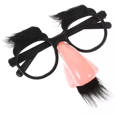 Funny Disguise Glasses With Nose Eyebrows & Mustache For Halloween & Parties-PQ • $7.75