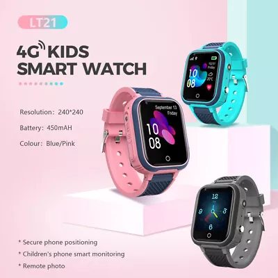 $67.48 • Buy 4G Kids Tracker Smart Watch Phone GSM SIM Alarm Camera SOS Call For Gifts A4N1