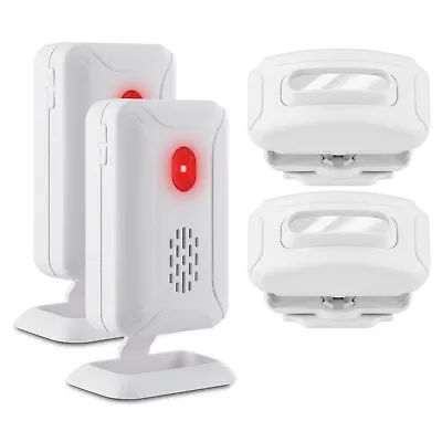 Waterproof Motion Sensor Door Bell Welcome Chime Alert Detector Gate Entry 2pcs  • $36.39