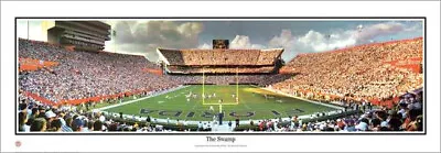 Florida Gators Griffin Stadium THE SWAMP 1990s Gameday Panoramic POSTER Print • $35.99