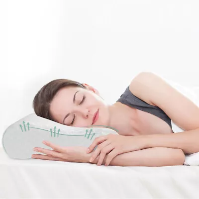 Memory Foam Pillow Neck Support Contour Pillows Soft Deep Sleep Washable Cover  • £11.98