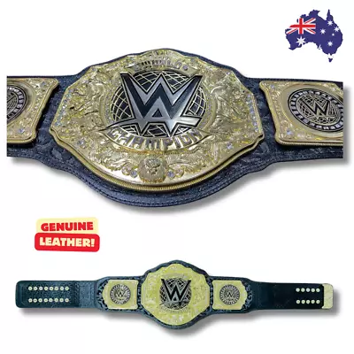 NEW 2024 WWE World Heavyweight Championship Replica Title Belt - Genuine Leather • $250