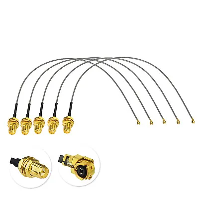 5Pack U.FL To RP-SMA Female Cable 30cm For Mod Tmobile Gateway Wireless Router • $6.98