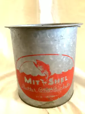 Mit-Shel Better Bilt 22-55 One Piece  Metal Bait Minnow Bucket • $23