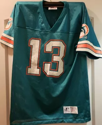 Vintage Logo Athletic Miami Dolphins #13 Jersey Size Youth Large (14-16) • $24.99