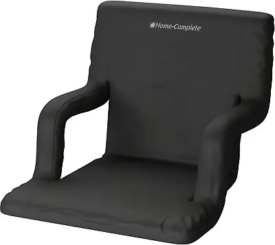 Wide Stadium Chair Cushion-Bleacher Seat With Padded Back Support Armrests 6 R • $64.99