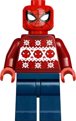 LEGO Sh905 - Set 76267 - Spider-Man - Christmas Sweater - Super Heroes Minifigure • $11.88