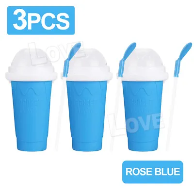 $36.95 • Buy Slushie Maker Cup Quick Freeze Magic Squeeze Cup Ice Cream Maker Milkshake Cup