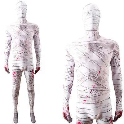 New The Mummy Jumpsuit Monster Bodysuit Stage Cosplay Suit Costume Halloween UK • £35.99