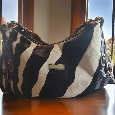 Marco Buggiani Cowhide Leather Hobo Bag • $85