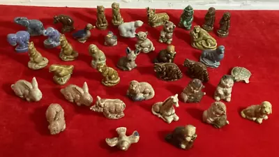 Vintage Wade Animal Figurines Lot Of 39 Red Rose Tea Whimsies England Ceramic • $30