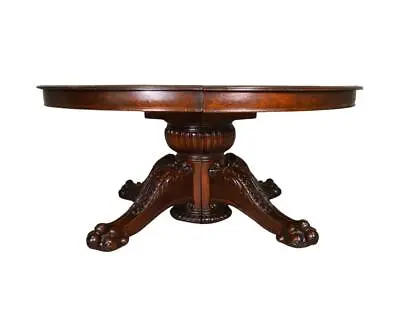 Antique Victorian Mahogany Monumental Carved Banquet Table – 15 Feet !!!  #21961 • $4450