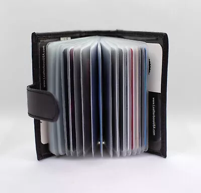 Lock Slim Wallet Secure Men Women RFID Blocking Money Credit Card Holder Wallets • $12.54