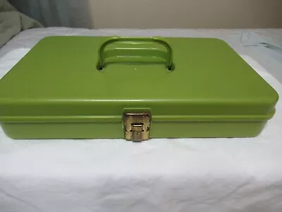 Vtg Wilson Wil-hold Usa Avacado Green Sewing Spool Box Thread (ad 17) • $8.99