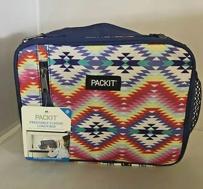 Packit Freezable Classic Lunchbox - Multi-Color Geometric  • $27.99