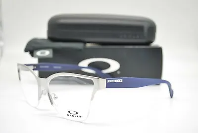 New Oakley Ox3243-0355 Halifax Satin Chrome Authentic Eyeglasses Frame Rx 55-16 • $71.99