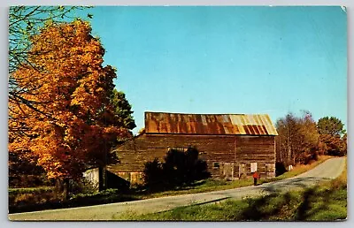 Postcard Country Road Hackettstown New Jersey • $4.75