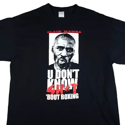 Black Mamba Boxing T Shirt Mens Size 2XL Roger Mayweather Boxer Fighter • $48.99