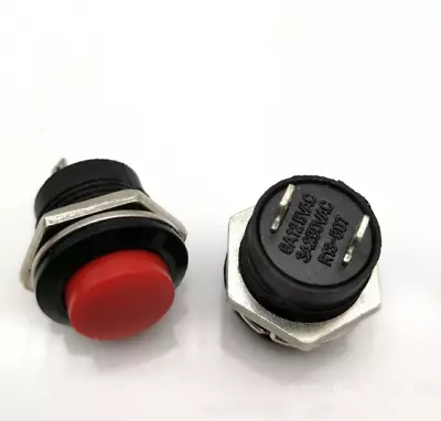 6Pcs Mini 12mm Waterproof Momentary ON/OFF Push Button Round Switch • $7.21