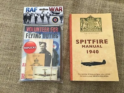 ‘RAF At WAR’ / SPITFIRE Manual ~ Nostalgic Wartime Memorabilia 1940s REPLICAs • £14.50