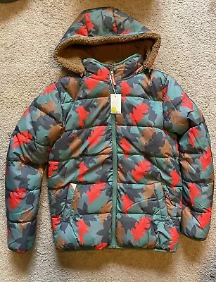 Mini Boden NWTs Reversible Coat / Jacket - Size 13-14y Autumn Leaf • $60