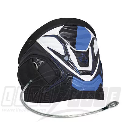 Mystic Warrior III Waist Harness Blue/White Kitesurfing Windsurfing Snowkiting • $75